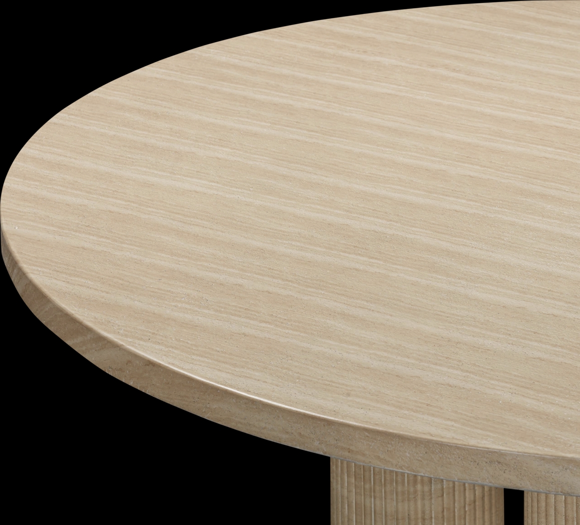 Outdoor Lawonna Natural Dining Table - Thumbnail - Image 6