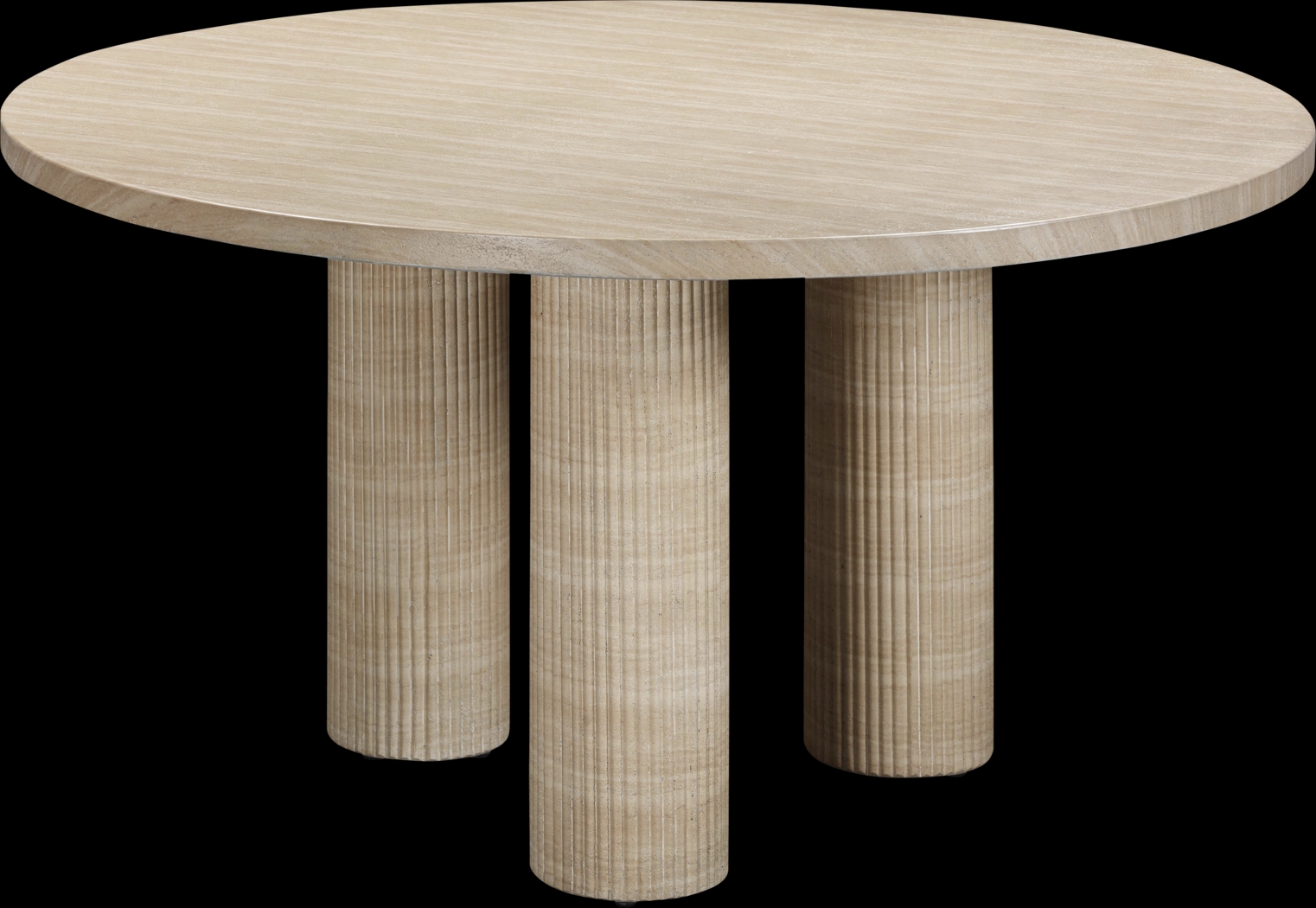 Outdoor Lawonna Natural Dining Table - Thumbnail - Image 1