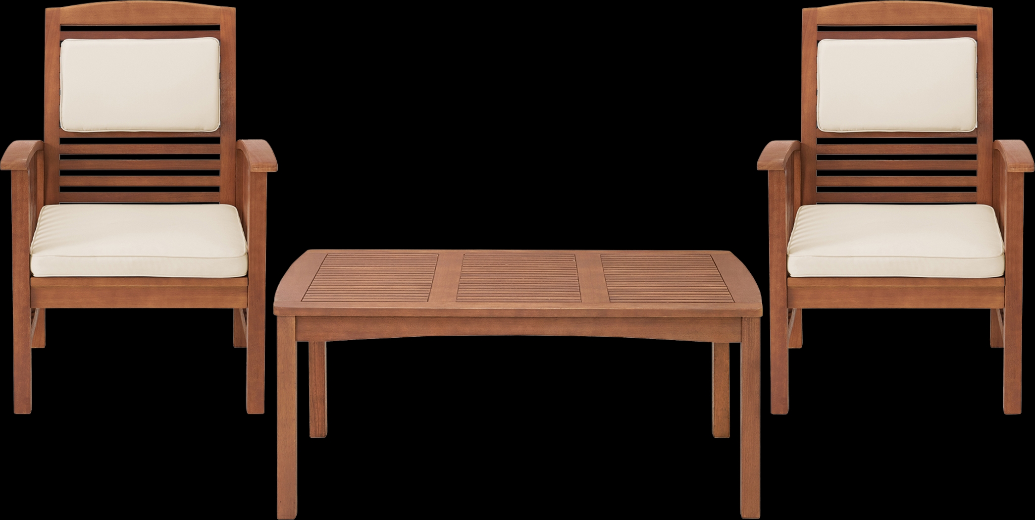 Outdoor Lichty Brown 3pc Seating Set - Thumbnail - Image 1