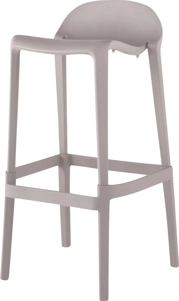 Outdoor Lulia Gray Barstool, Set of 2 - Thumbnail - Image 3