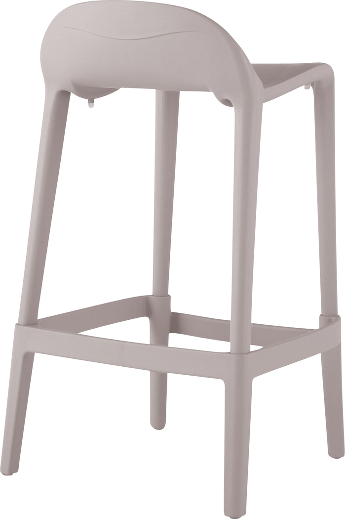 Outdoor Lulia Gray Counter Stool, Set of 2 - Thumbnail - Image 4