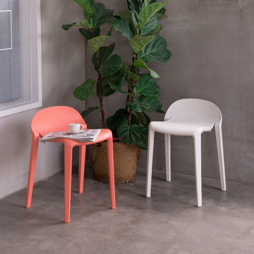 Outdoor Lulia Gray Stool, Set of 2 - Thumbnail - Image 2