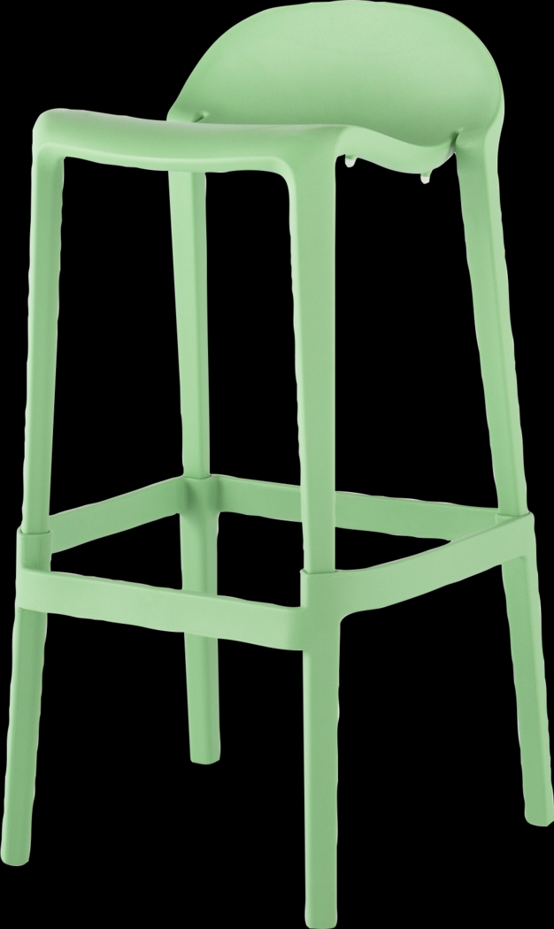 Outdoor Lulia Green Barstool, Set of 2 - Thumbnail - Image 3