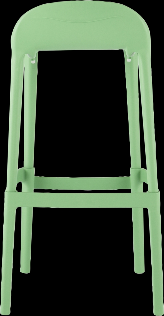 Outdoor Lulia Green Barstool, Set of 2 - Thumbnail - Image 5