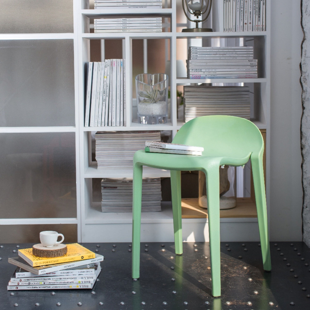 Outdoor Lulia Green Stool, Set of 2 - Thumbnail - Image 2