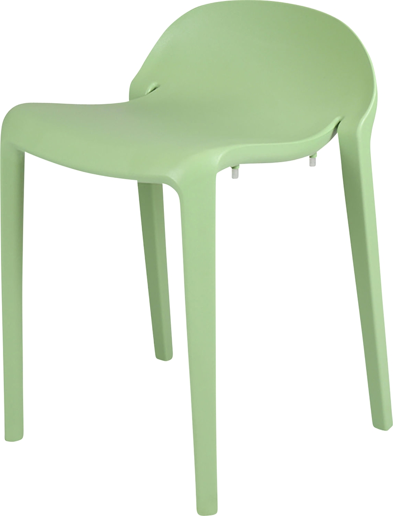 Outdoor Lulia Green Stool, Set of 2 - Thumbnail - Image 3