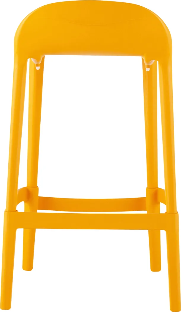 Outdoor Lulia Orange Counter Stool, Set of 2 - Thumbnail - Image 12