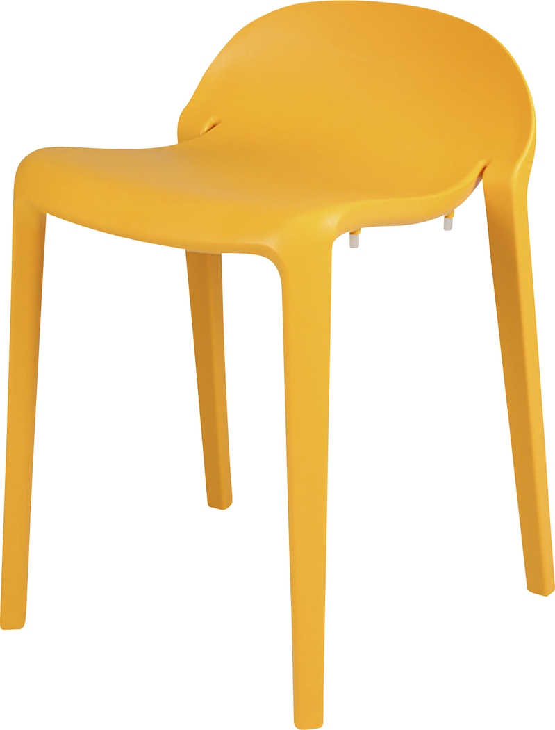 Outdoor Lulia Orange Stool, Set of 2 - Thumbnail - Image 2