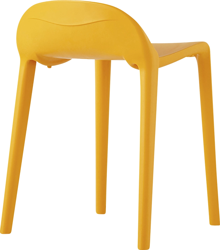 Outdoor Lulia Orange Stool, Set of 2 - Thumbnail - Image 3