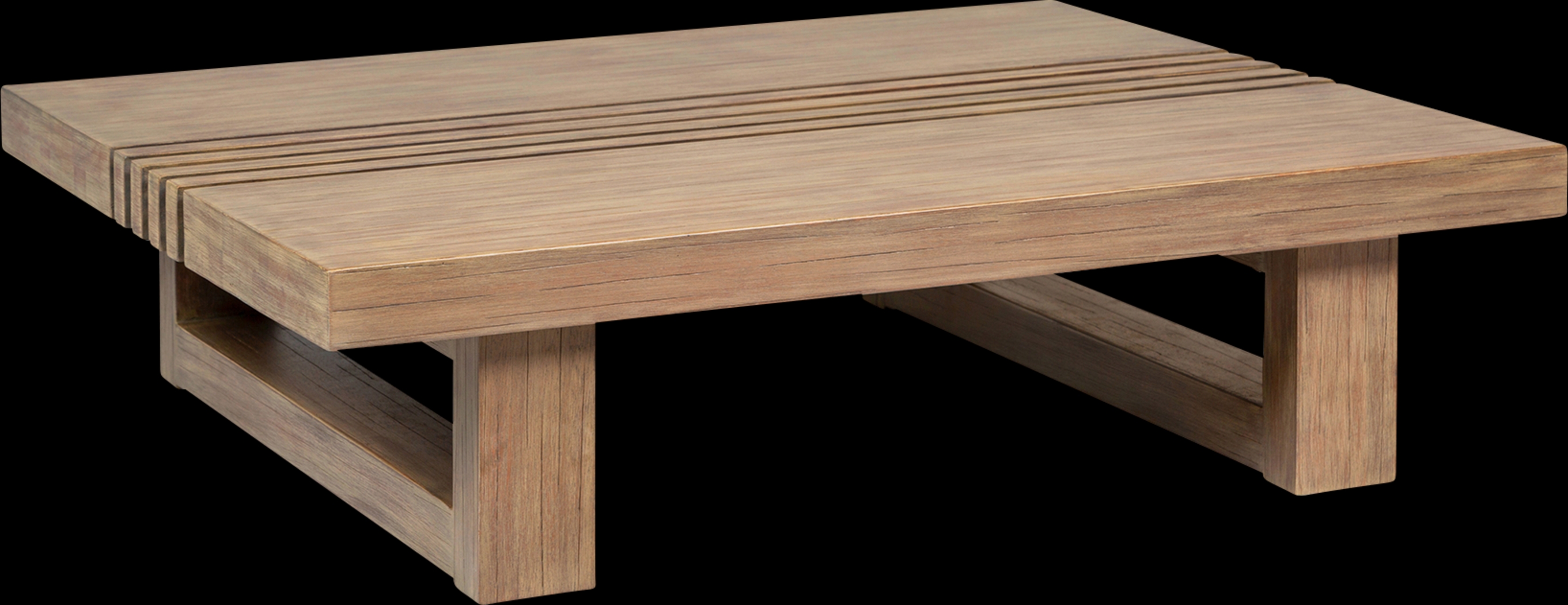 Outdoor Lunenton Brown Cocktail Table - Thumbnail - Image 1