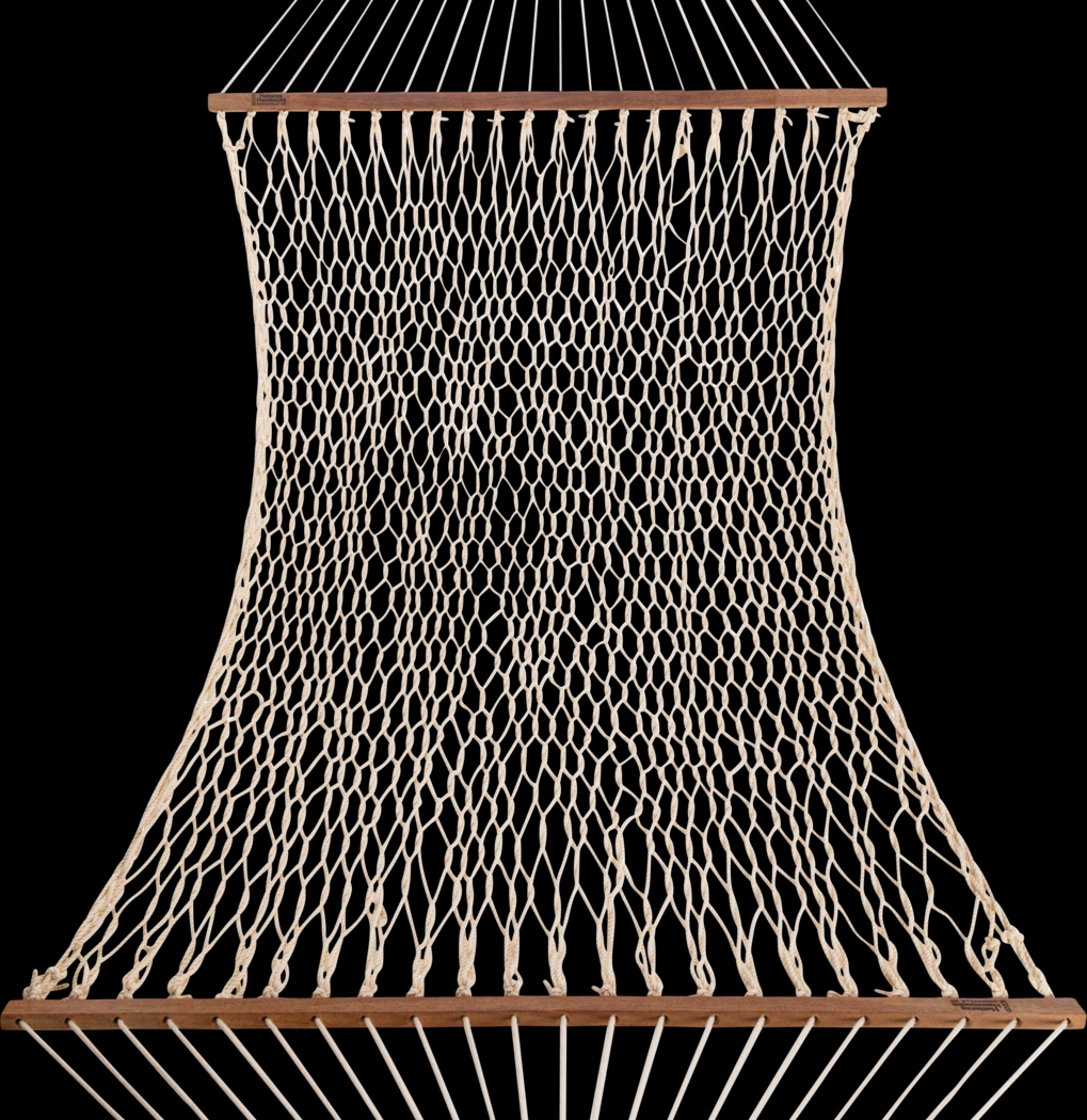 Outdoor Lusca White Hammock & Stand Set - Thumbnail - Image 3