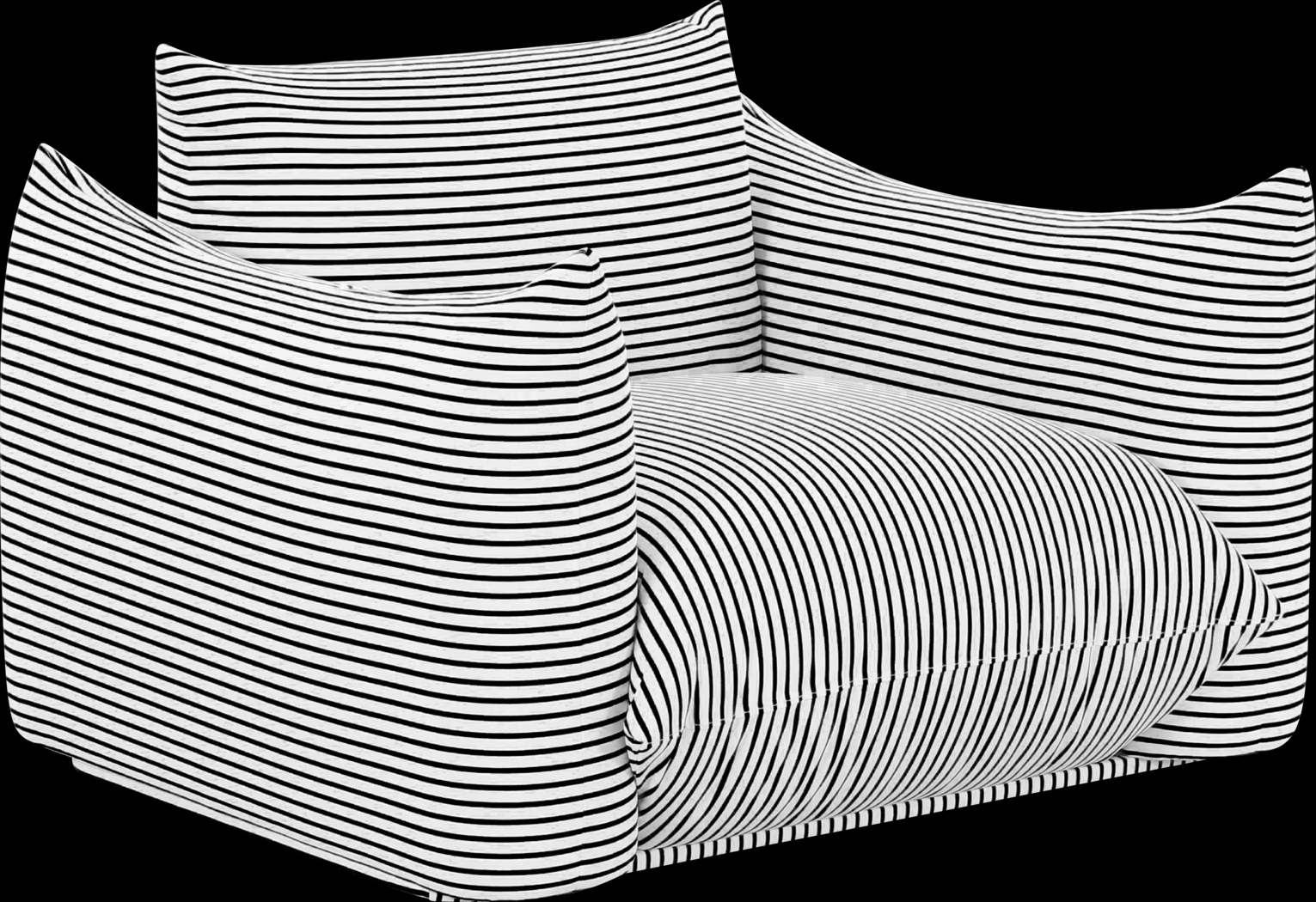 Outdoor Macgeary Black Accent Chair - Thumbnail - Image 1