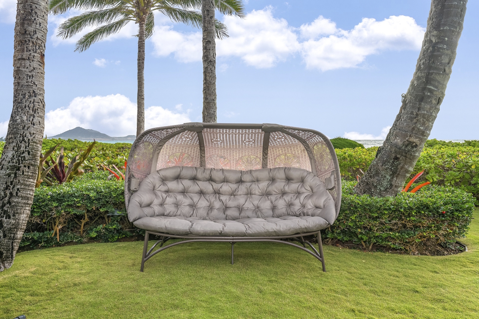 Outdoor Margarida Beige Sofa - Thumbnail - Image 2