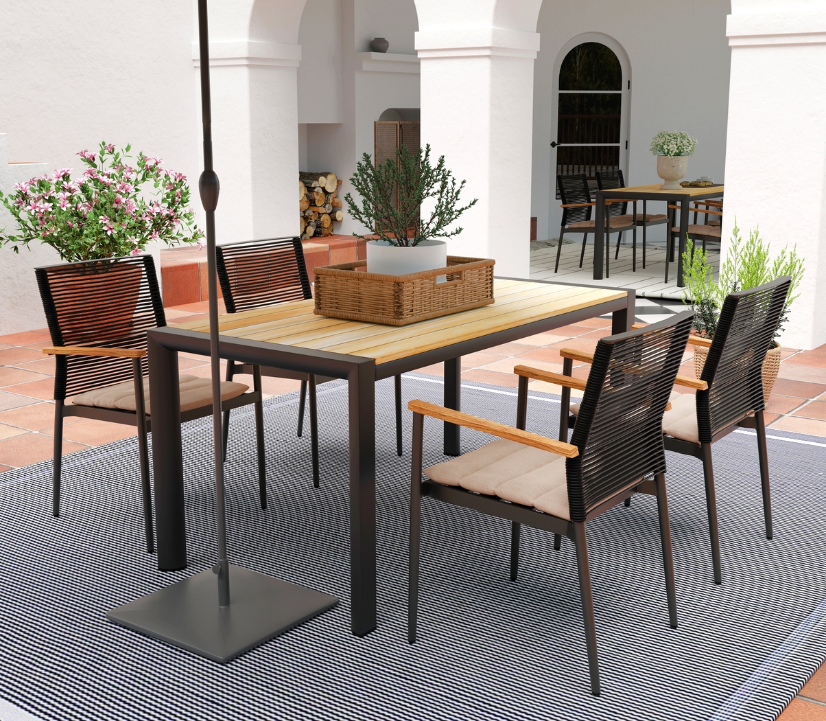 Outdoor Marsalise Natural Dining Table - Thumbnail - Image 2