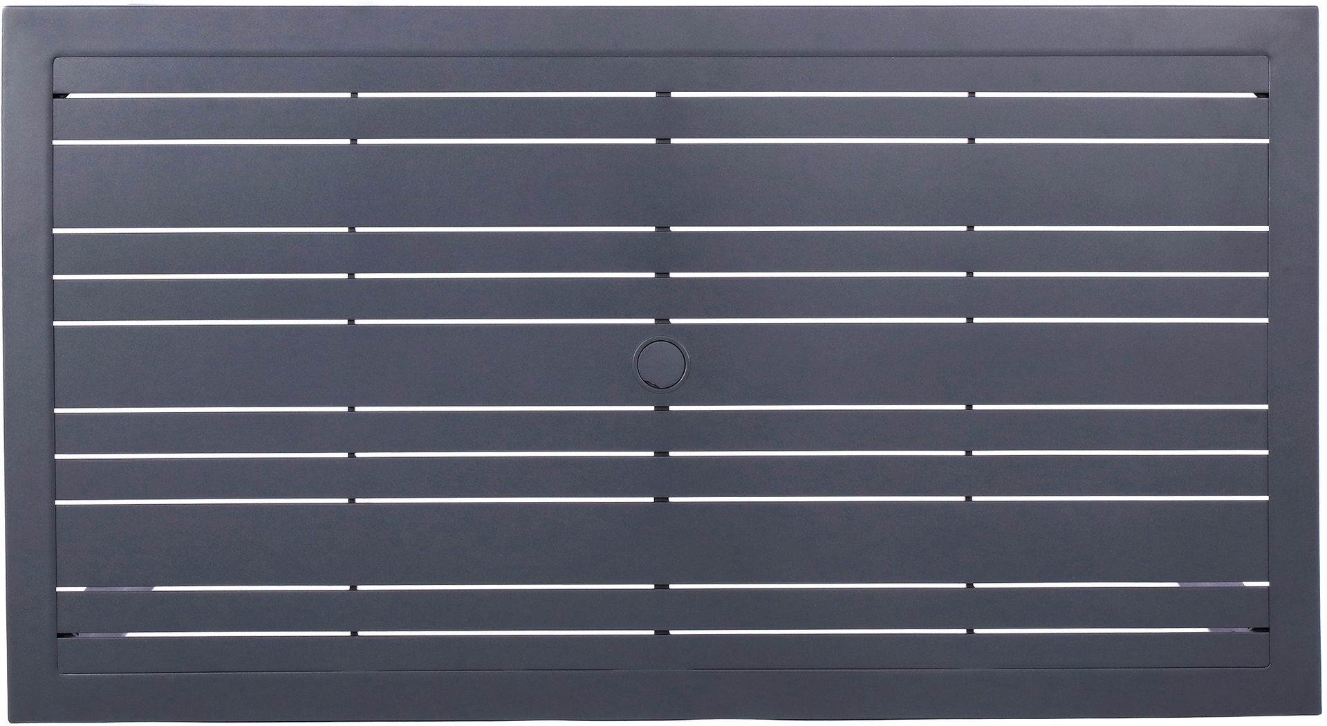 Outdoor Miloen Rectangular Black Dining Table - Thumbnail - Image 4