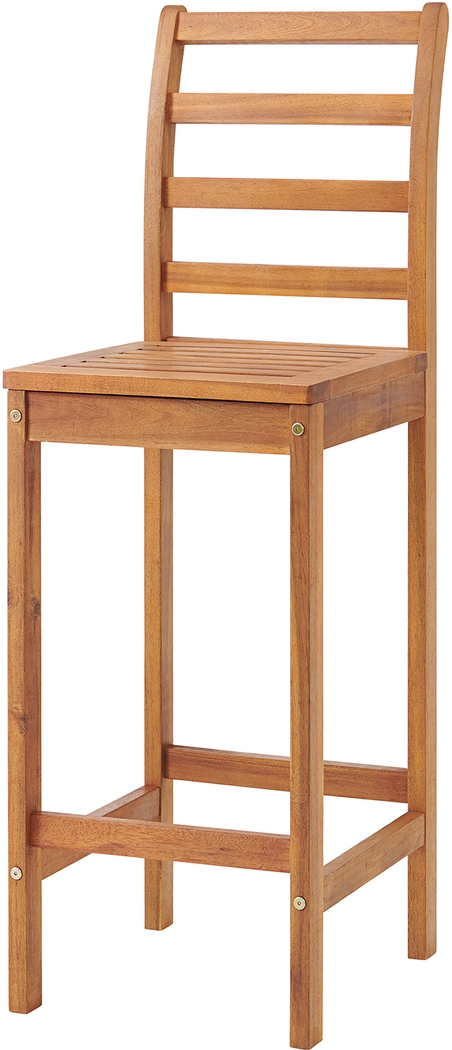 Outdoor Moenavi Brown Bar Bistro Set of 3 - Thumbnail - Image 3