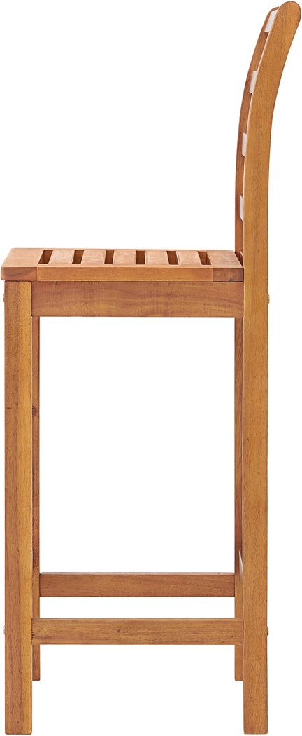 Outdoor Moenavi Brown Bar Bistro Set of 3 - Thumbnail - Image 6