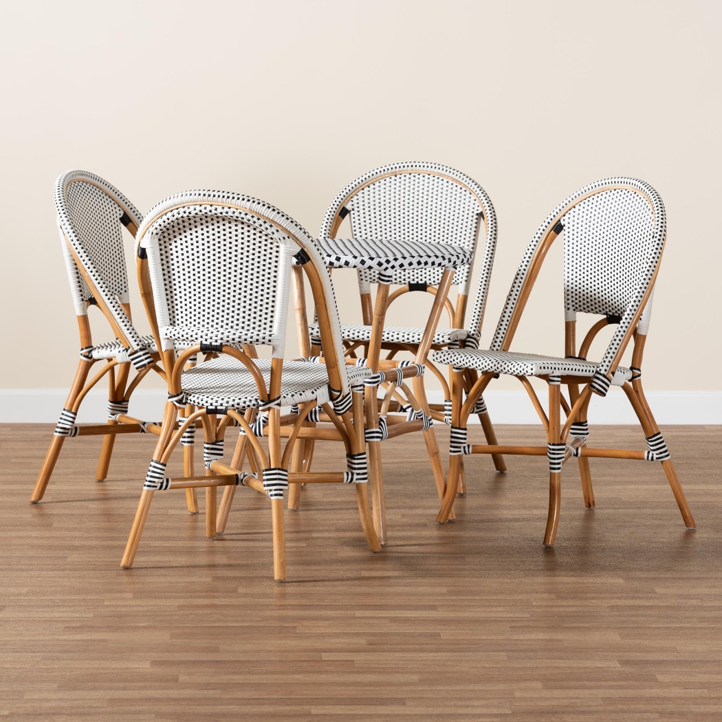 Outdoor Nalina Elle II Black 5pc Bistro Set - Thumbnail - Image 12