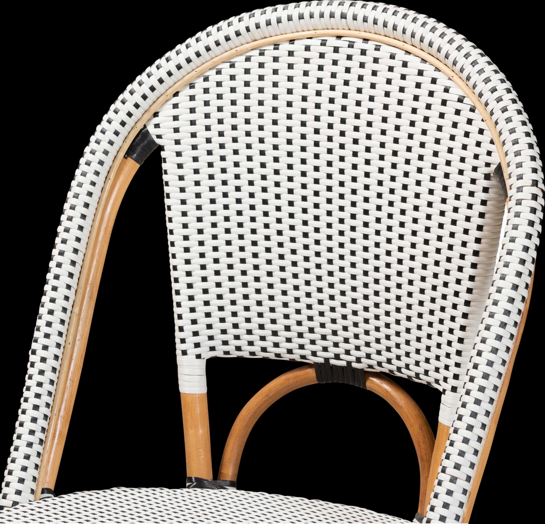 Outdoor Nalina Elle II Black 5pc Bistro Set - Thumbnail - Image 9