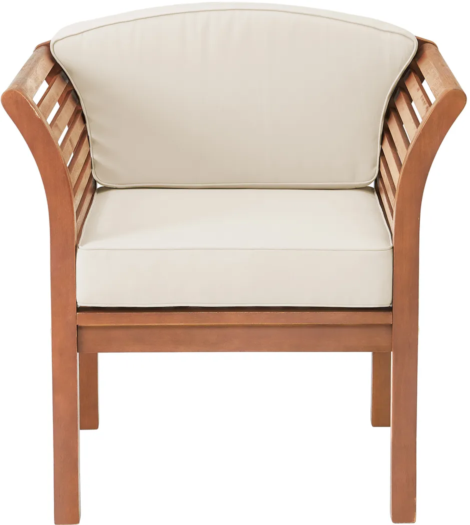 Outdoor Nannyberry Brown Chair - Thumbnail - Image 3