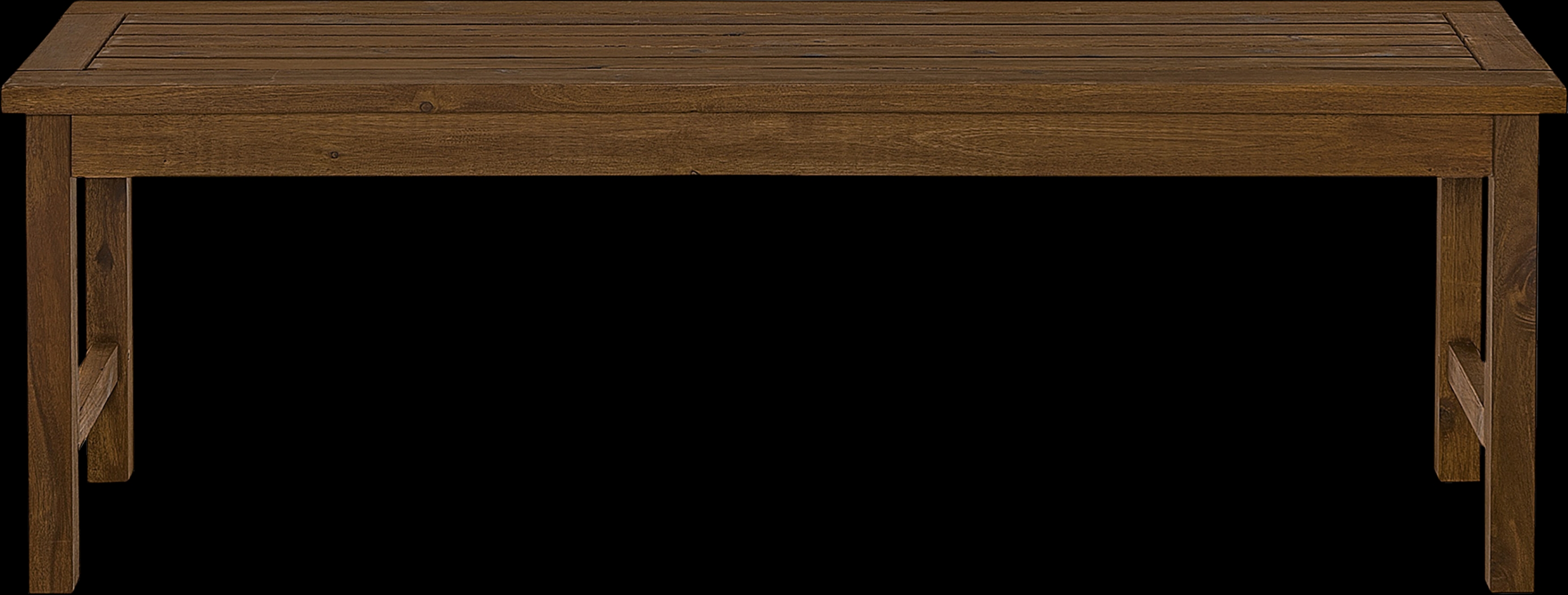 Outdoor Nasser Dark Brown Bench - Thumbnail - Image 6