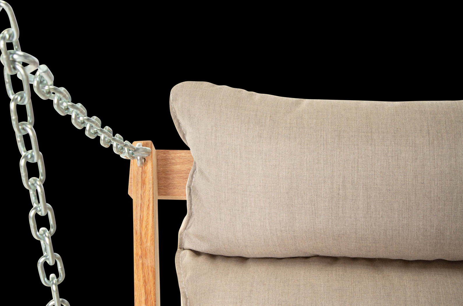 Outdoor Nirena Brown Swing Hammock - Thumbnail - Image 3