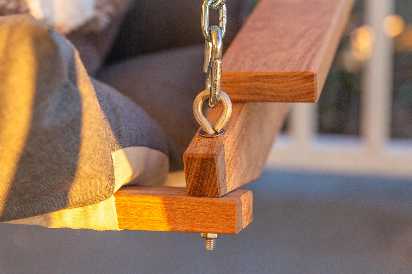 Outdoor Nirena Brown Swing Hammock - Thumbnail - Image 4