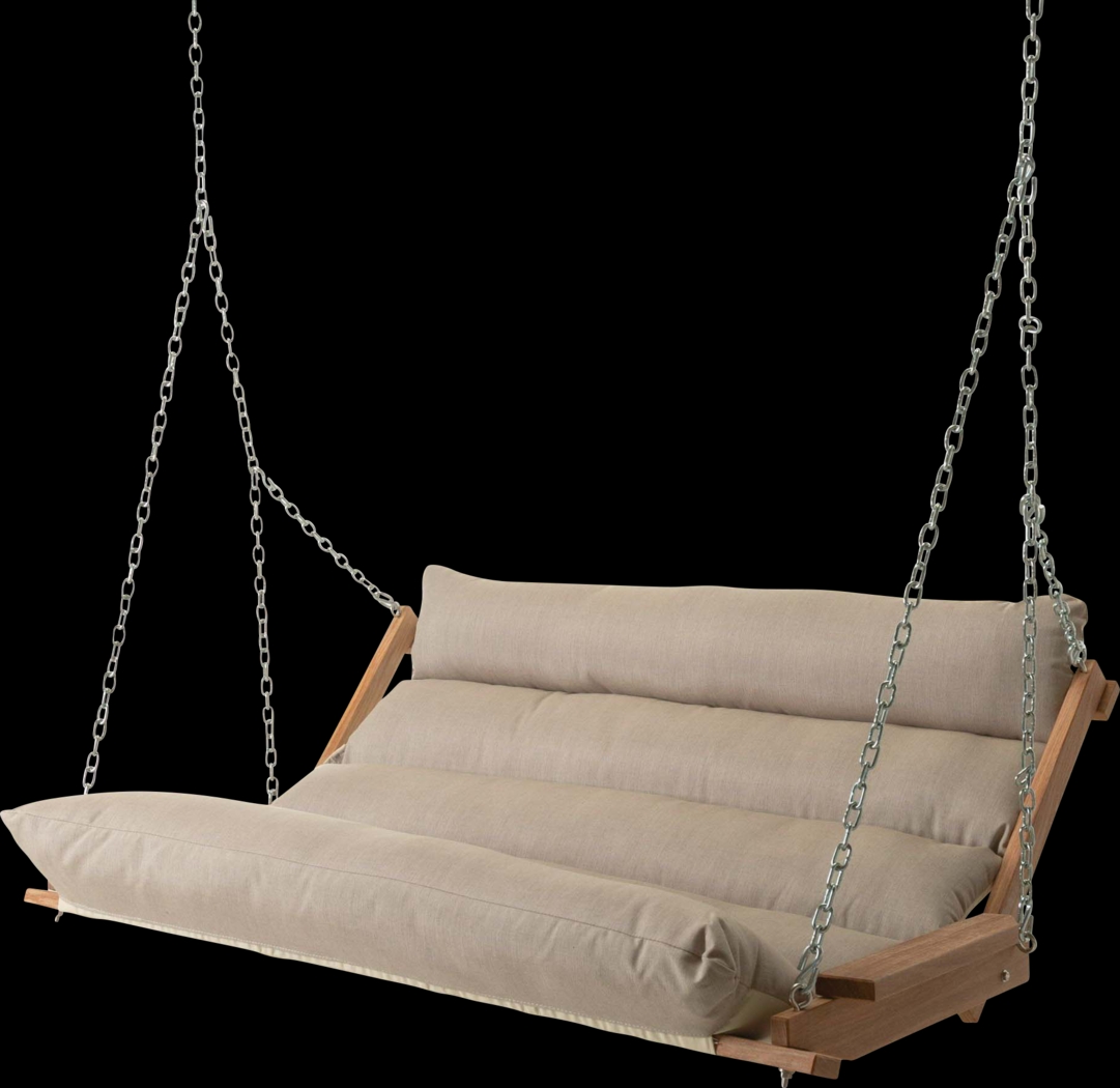 Outdoor Nirena Brown Swing Hammock - Thumbnail - Image 1
