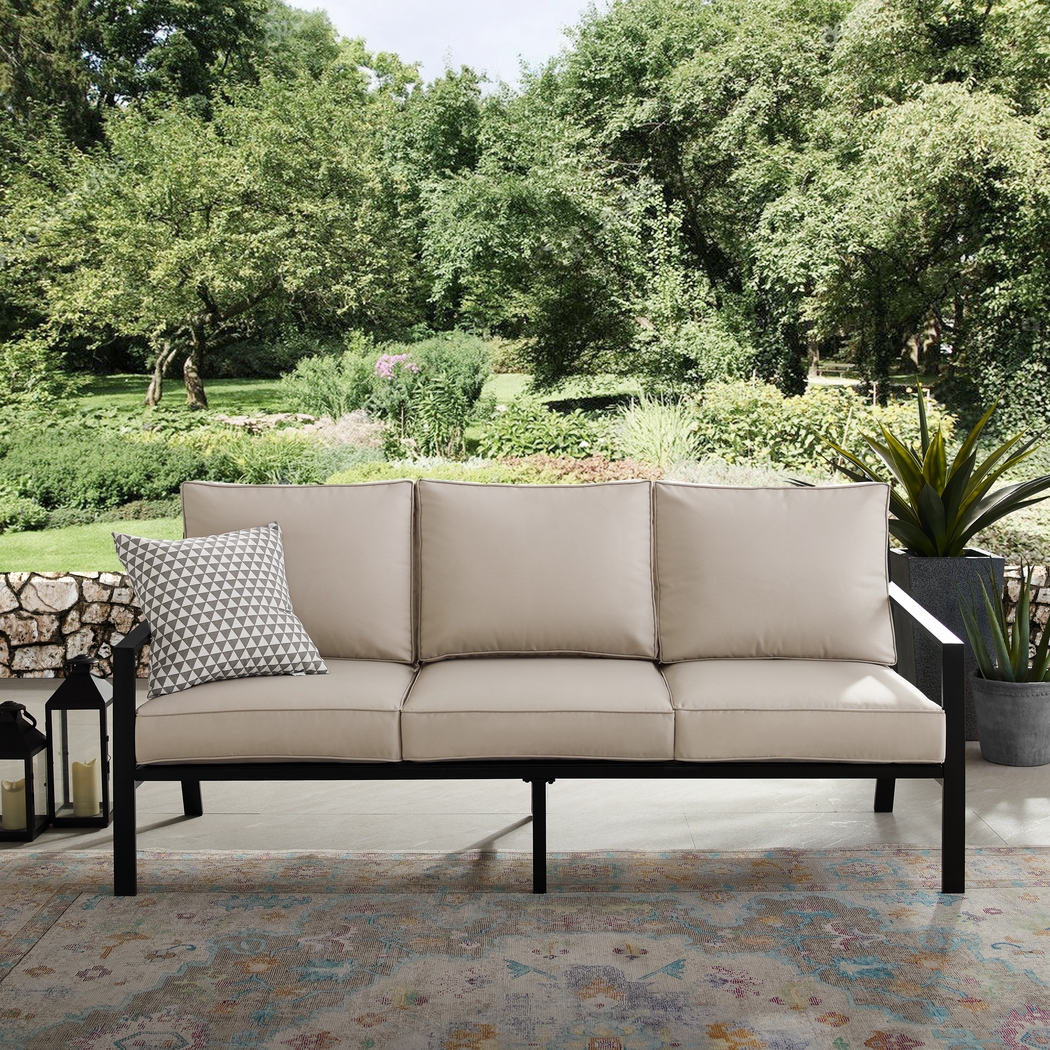 Outdoor Overlane Black Sofa - Thumbnail - Image 5