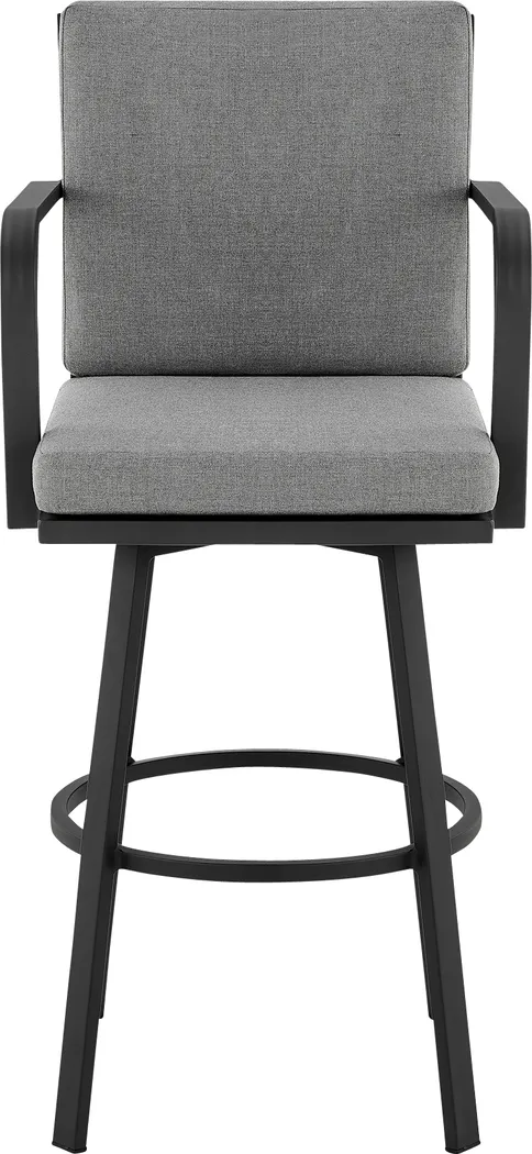 Outdoor Owlmart I Black and Gray Barstool - Thumbnail - Image 6