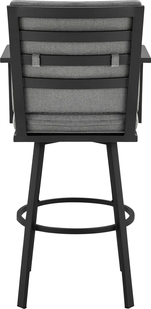 Outdoor Owlmart I Black and Gray Counter Height Stool - Thumbnail - Image 5
