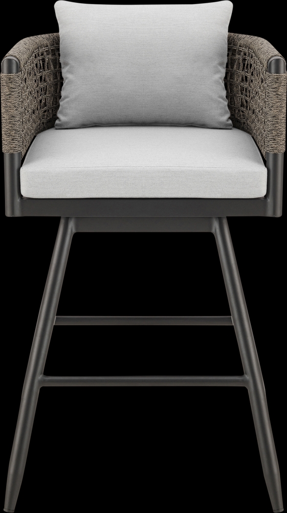 Outdoor Quarrylane Gray Barstool - Thumbnail - Image 3