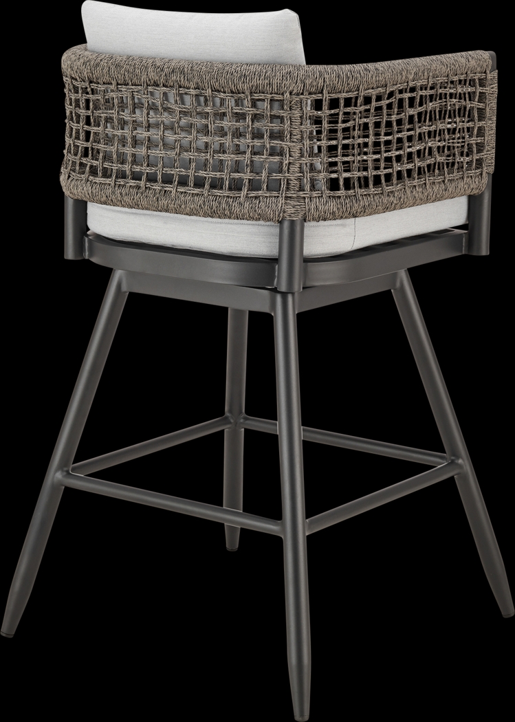 Outdoor Quarrylane Gray Barstool - Thumbnail - Image 4