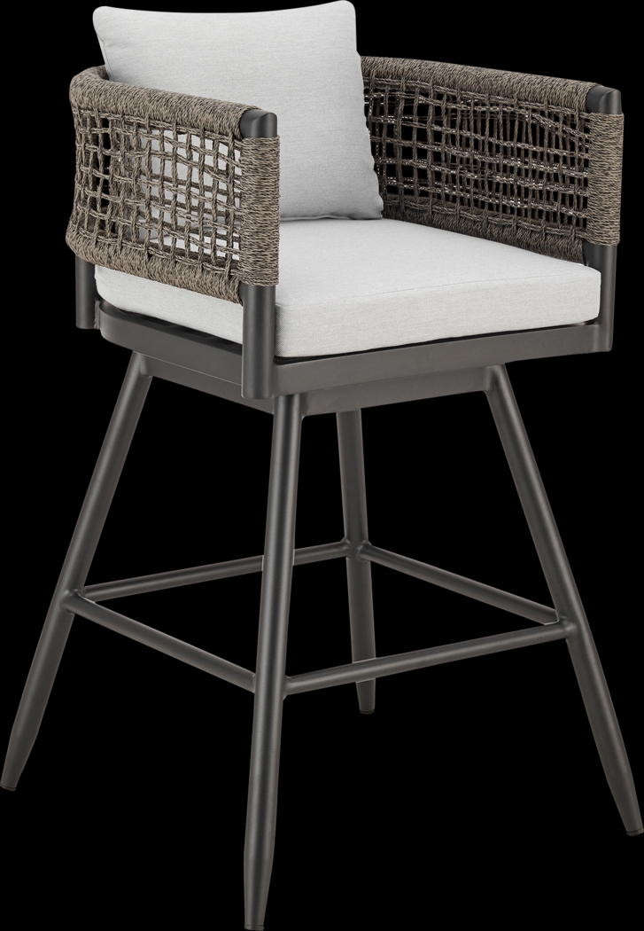 Outdoor Quarrylane Gray Barstool - Thumbnail - Image 1