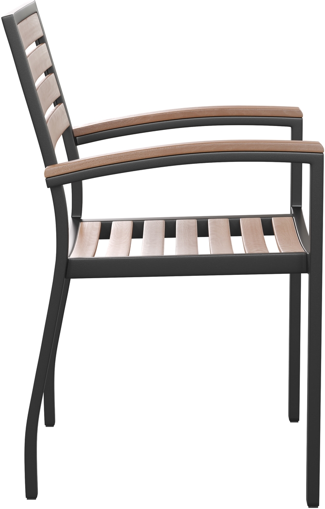 Outdoor Renoldor Brown Dining Chair, Set of 2 - Thumbnail - Image 2