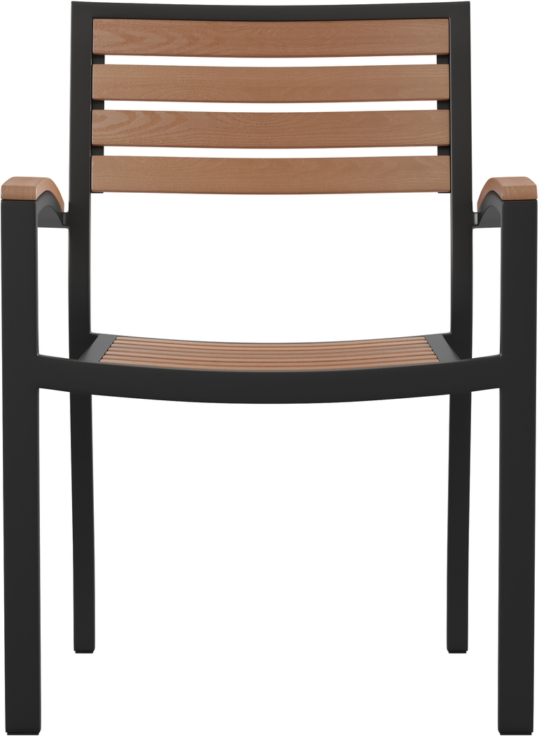 Outdoor Renoldor Brown Dining Chair, Set of 2 - Thumbnail - Image 4