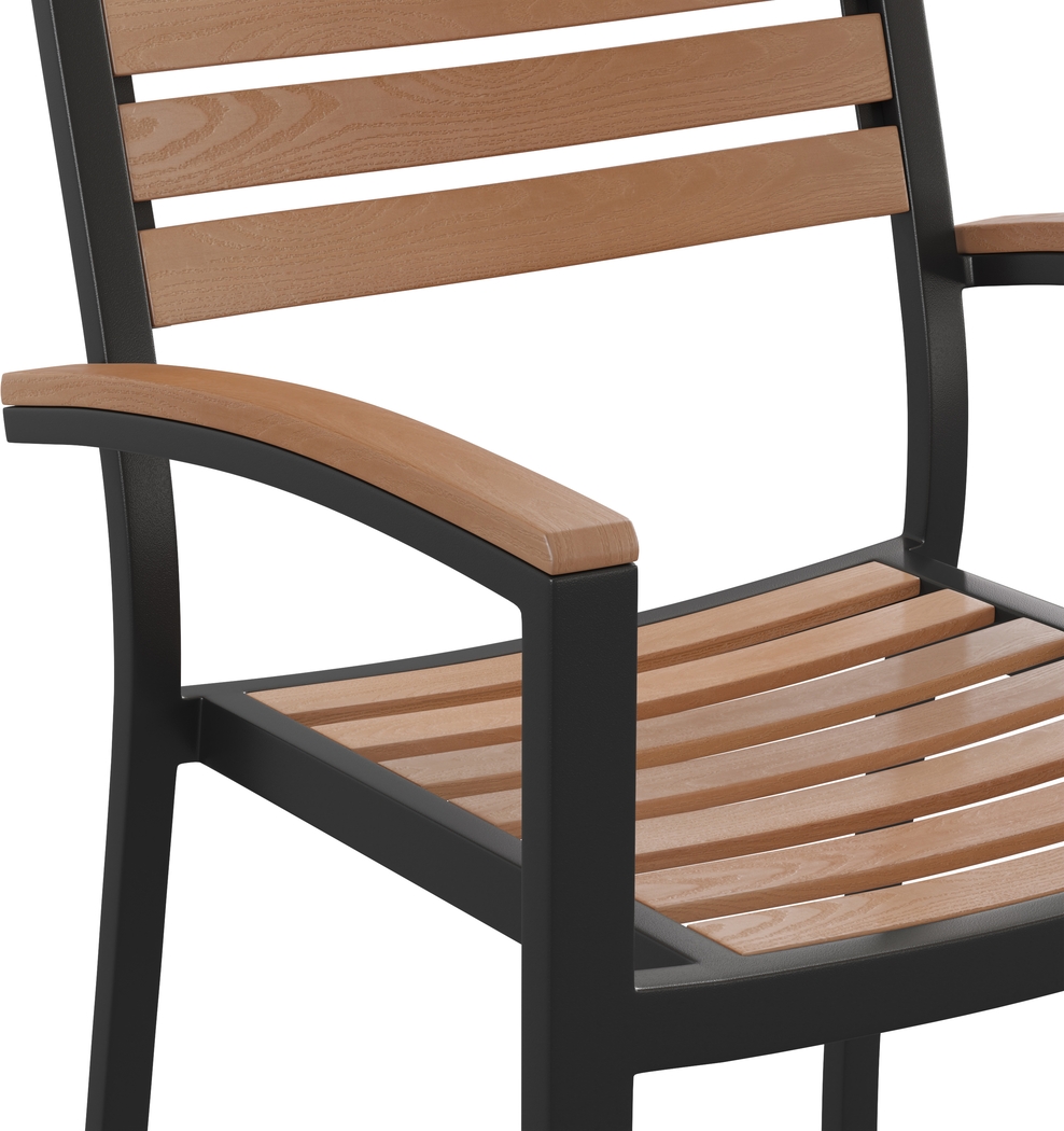 Outdoor Renoldor Brown Dining Chair, Set of 2 - Thumbnail - Image 7