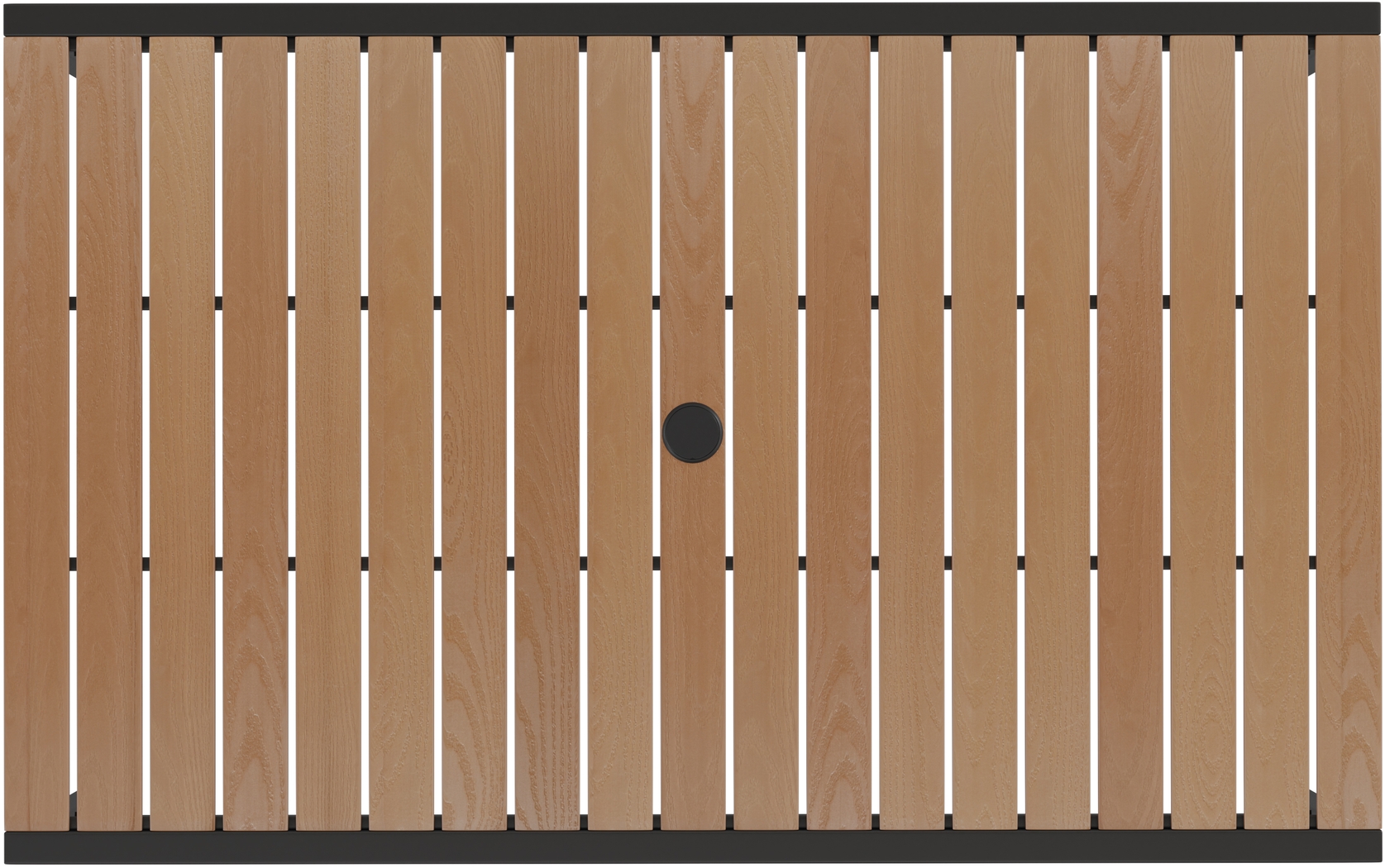 Outdoor Renoldor Brown Rectangular Dining Table - Thumbnail - Image 4