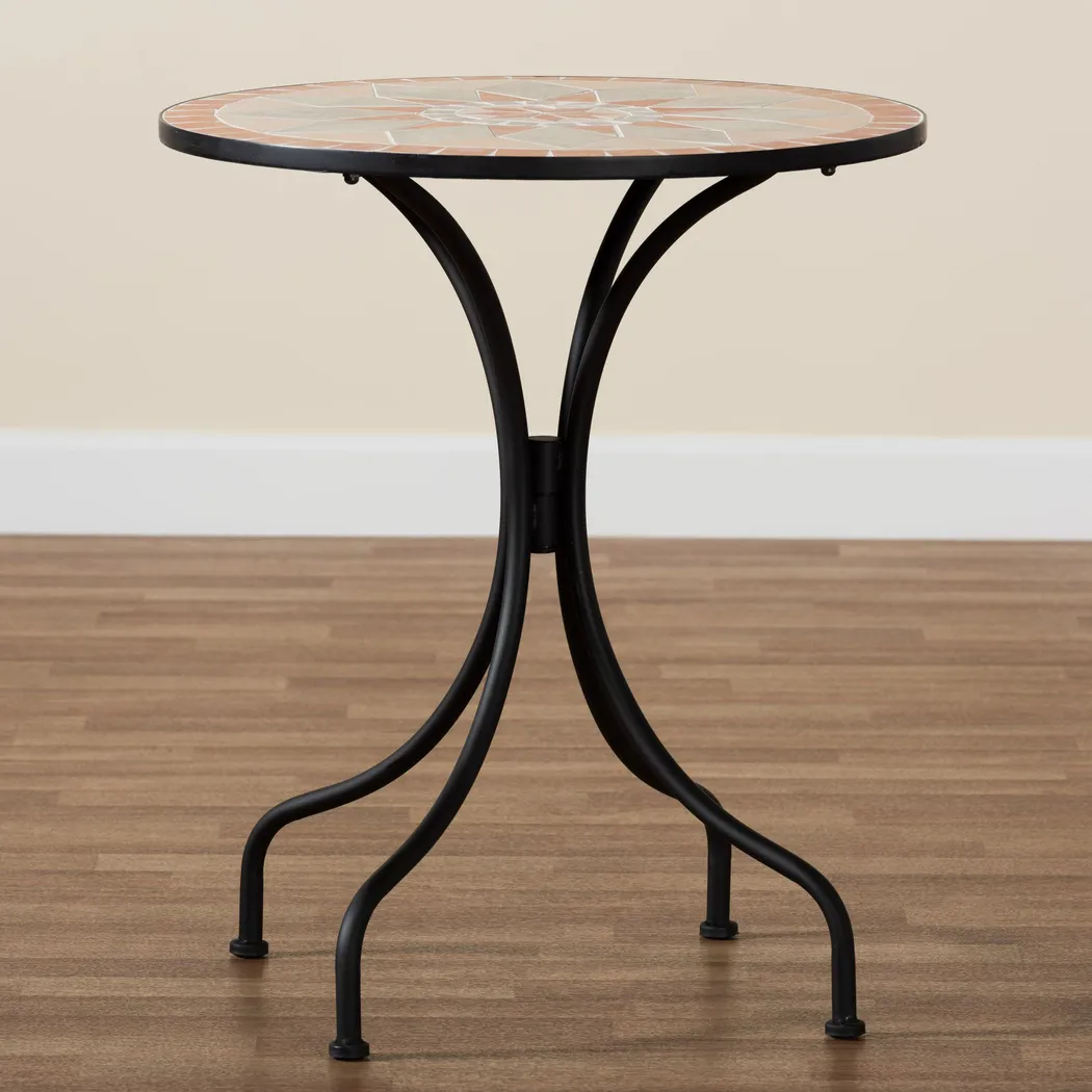 Outdoor Rianelle Black Dining Table - Thumbnail - Image 3