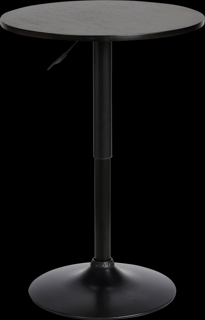 Outdoor Rihana Black Adjustable Pub Table - Thumbnail - Image 1