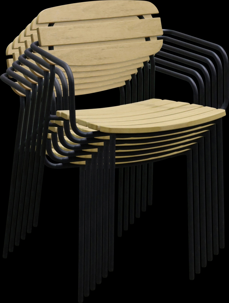 Outdoor Rufiny Brown Arm Chair, Set of 2 - Thumbnail - Image 7