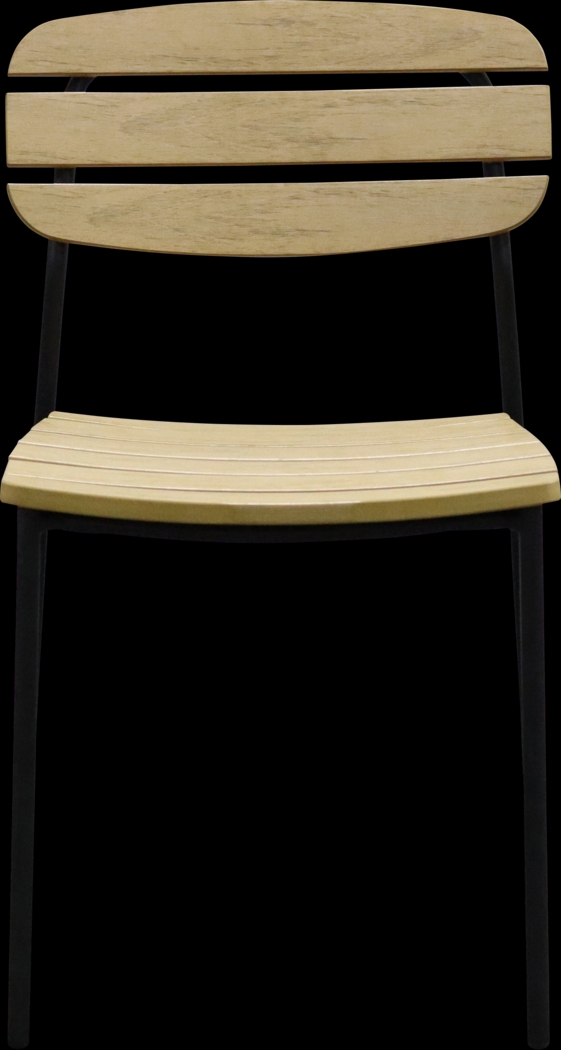 Outdoor Rufiny Brown Side Chair, Set of 2 - Thumbnail - Image 2