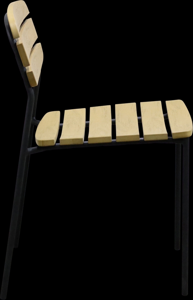 Outdoor Rufiny Brown Side Chair, Set of 2 - Thumbnail - Image 4