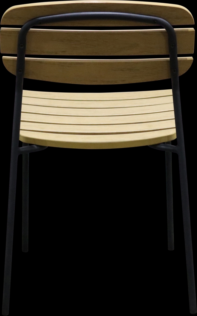 Outdoor Rufiny Brown Side Chair, Set of 2 - Thumbnail - Image 6