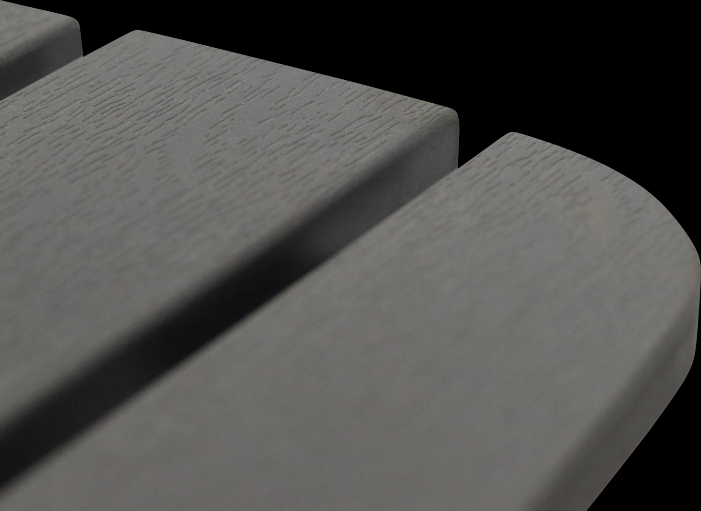 Outdoor Rufiny Dark Gray Dining Table - Thumbnail - Image 4