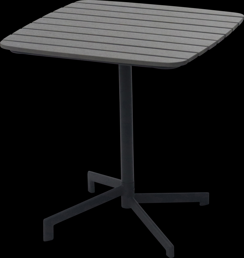 Outdoor Rufiny Dark Gray Dining Table - Thumbnail - Image 1