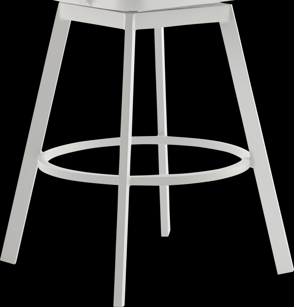 Outdoor Sallodge Gray Swivel Barstool - Thumbnail - Image 8
