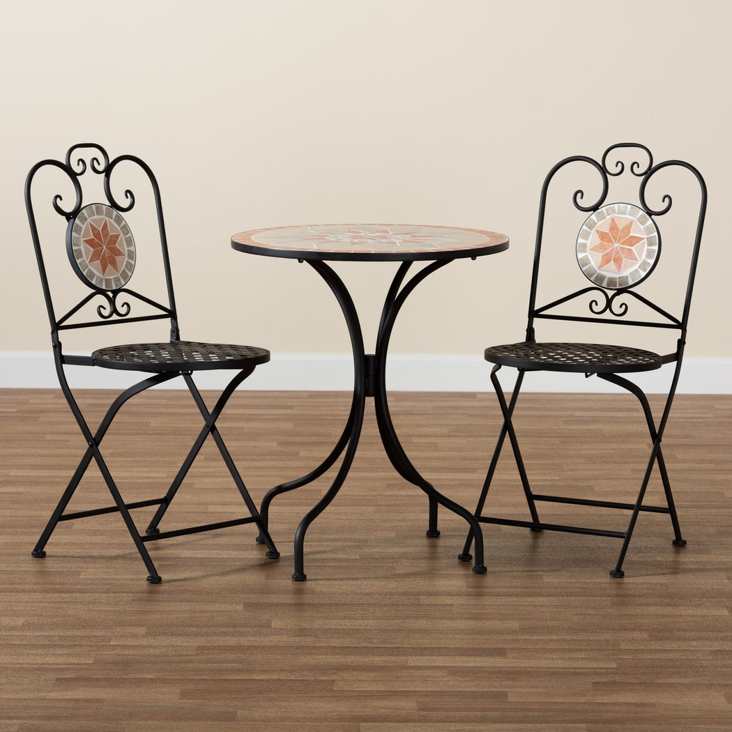 Outdoor Santison Black 3 Pc Table Set - Thumbnail - Image 8