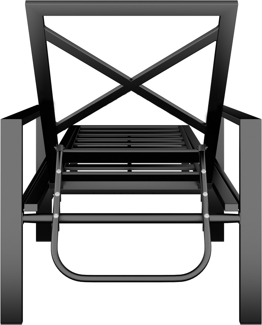 Outdoor Sawyern White Chaise Lounge - Thumbnail - Image 5