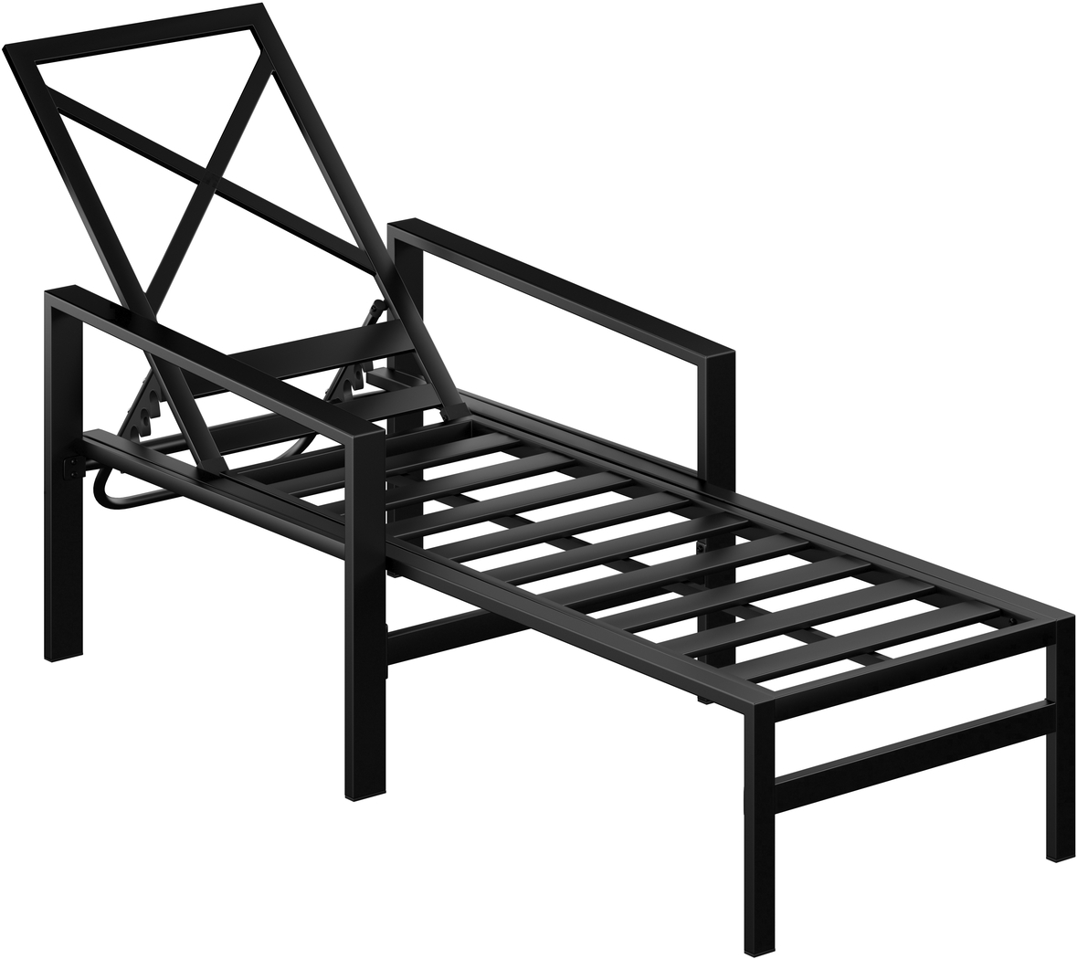 Outdoor Sawyern White Chaise Lounge - Thumbnail - Image 6